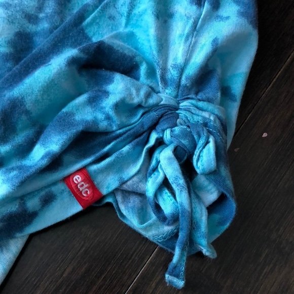 Esprit edc tie die one shoulder t shirt. EUC! - Picture 2 of 5